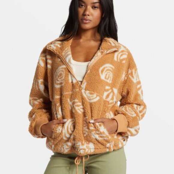 Billabong Time Off Half-Zip Fleece Pullover - Shoreline - Size L NWT - Picture 6 of 6